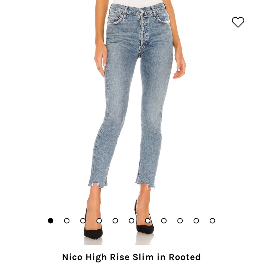 AGOLDE Nico High Rise Slim Jeans